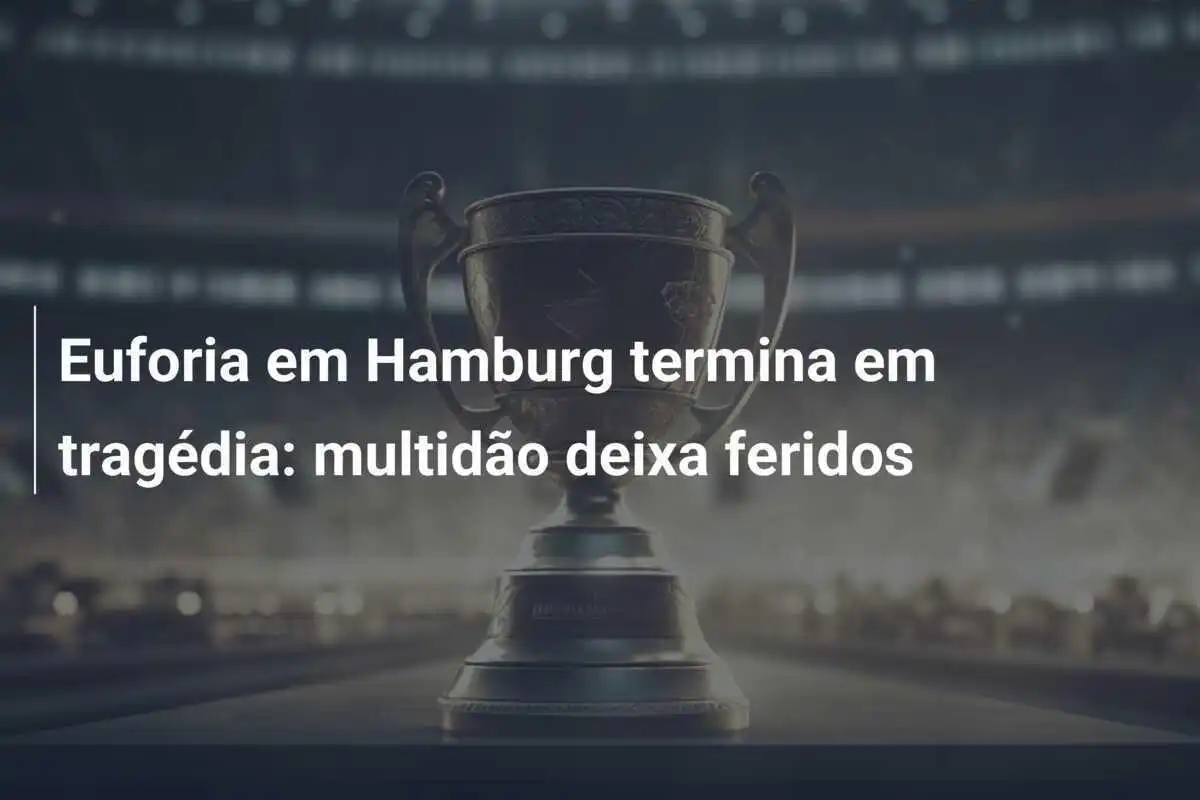 Euforia em Hamburg termina em tragédia: multidão deixa feridos