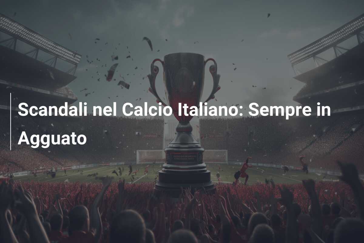 Scandali nel Calcio Italiano: Sempre in Agguato