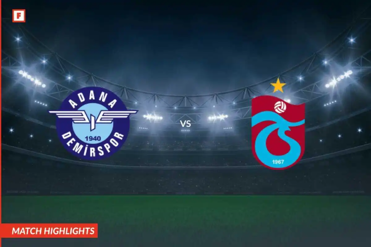 Adana Demirspor - Trabzonspor gol e momenti salienti