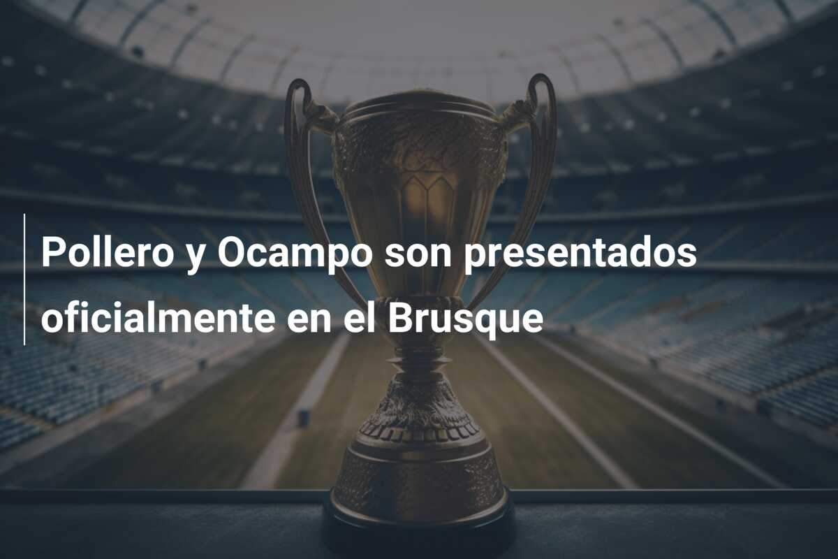 Pollero y Ocampo son presentados oficialmente en el Brusque