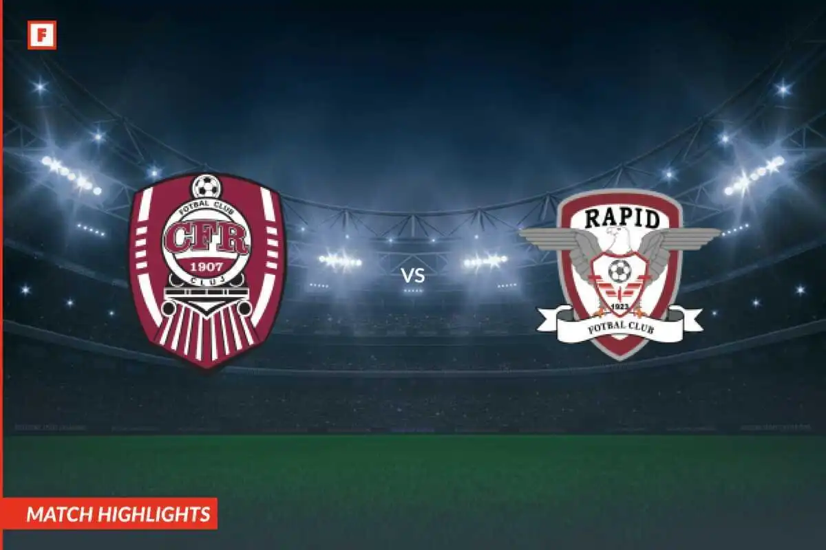 CFR Cluj - Rapid Bucuresti 1923 mål og høydepunkter