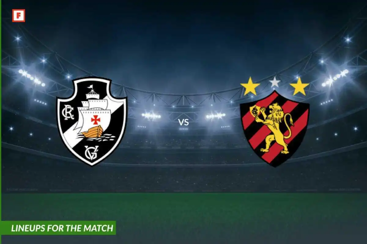 CR Vasco da Gama mot Sportklubb do Recife: lagoppstillinger til kampen
