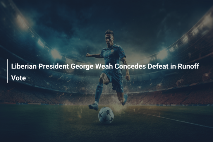 Liberian President George Weah Concedes Defeat in Runoff Vote