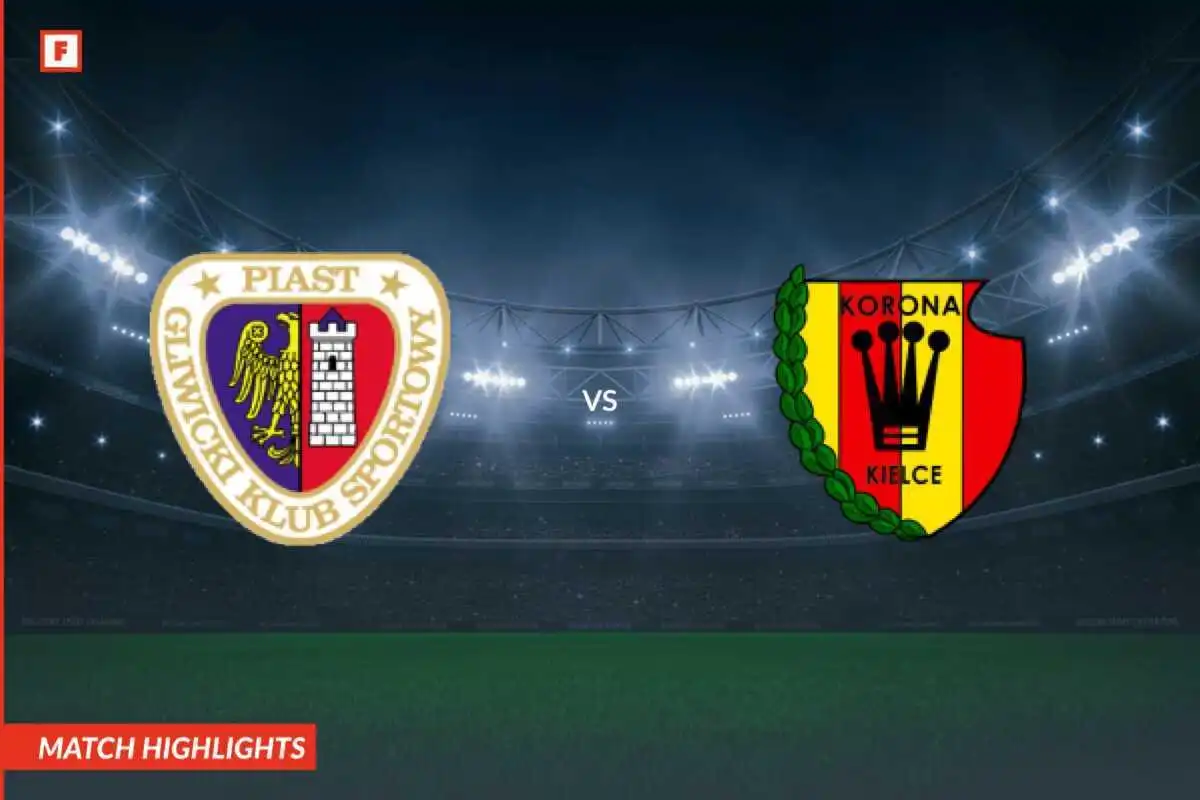 Piast Gilwice - Korona Kielce gol e momenti salienti