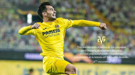 Trigueros si ritira a 34 anni, icona del Villarreal