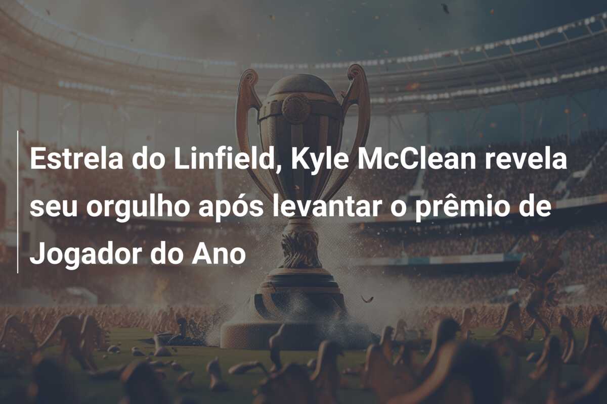 Estrela do Linfield, Kyle McClean revela seu orgulho após levantar o prêmio de Jogador do Ano
