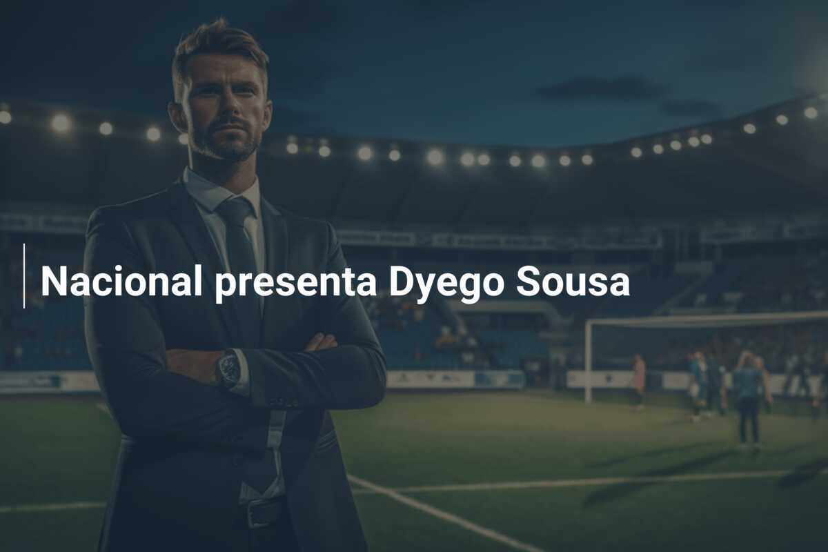 Nacional presenta Dyego Sousa