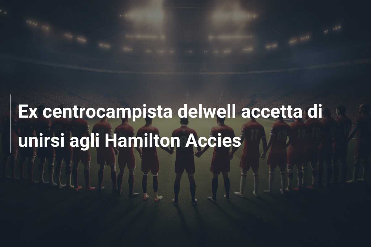 Ex centrocampista delwell accetta di unirsi agli Hamilton Accies
