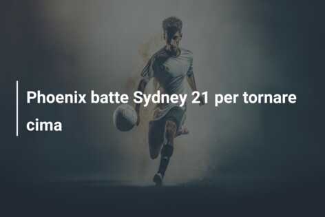 Phoenix batte Sydney 21 per tornare cima