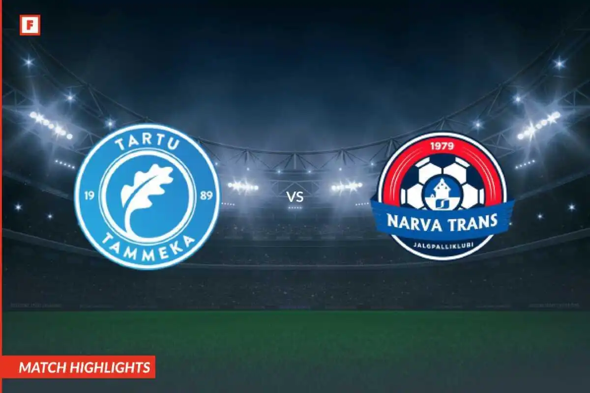 Tammeka Tartu - Narva Trans gol e momenti salienti