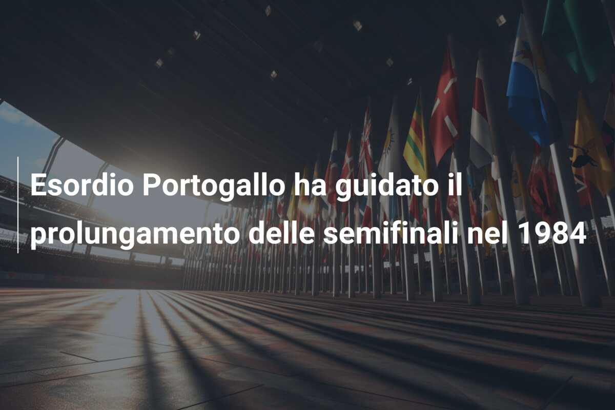 Esordio Portogallo ha guidato il prolungamento delle semifinali nel 1984