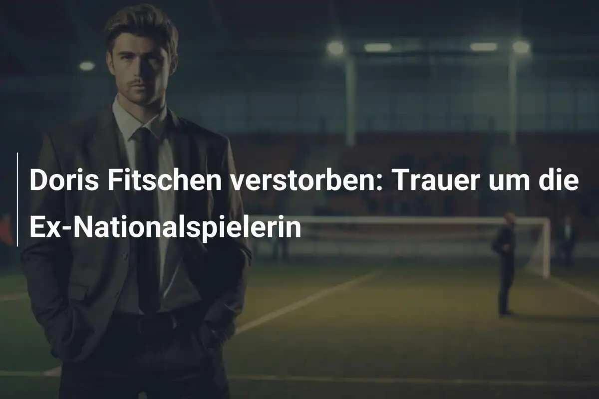Doris Fitschen verstorben: Trauer um die Ex-Nationalspielerin