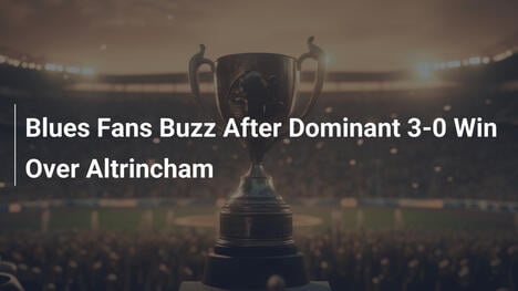 I tifosi dei Blues esultano dopo il roboante 3-0 sull'Altrincham