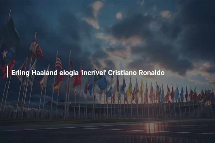 Erling Haaland elogia ‘incrível’ Cristiano Ronaldo