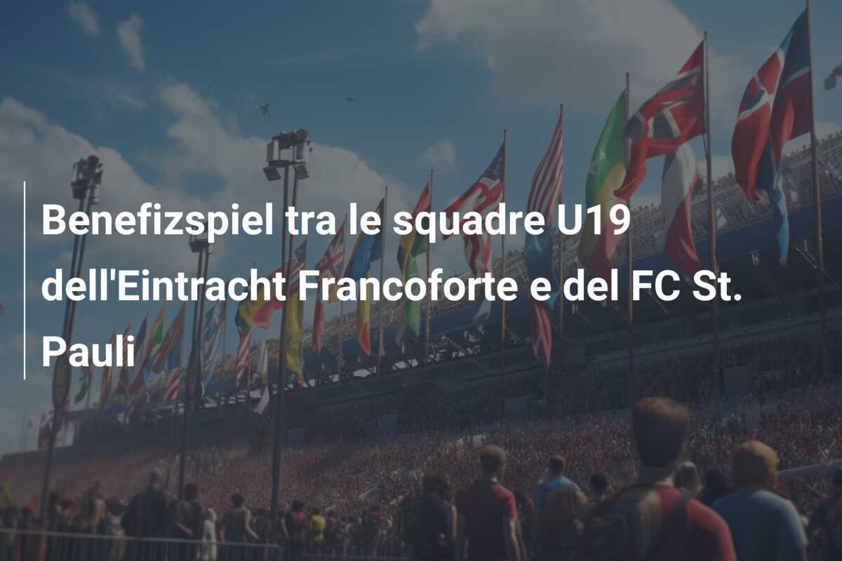 Benefizspiel tra le squadre U19 dell'Eintracht Francoforte e del FC St. Pauli