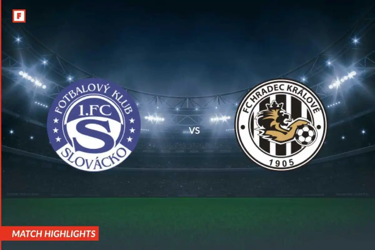 1. Slovacko - Hradec Kralove gol e momenti salienti