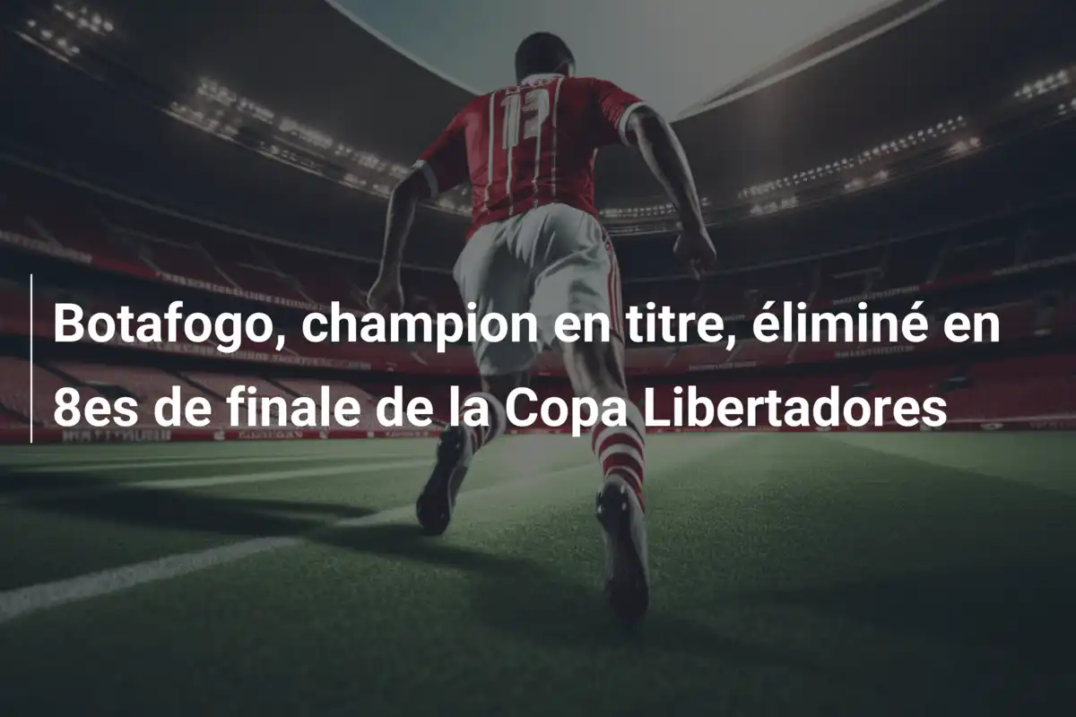 Botafogo, champion en titre, éliminé en 8es de finale de la Copa Libertadores