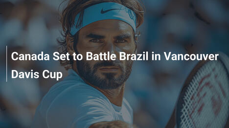 Kanada gegen Brasilien im Davis Cup in Vancouver