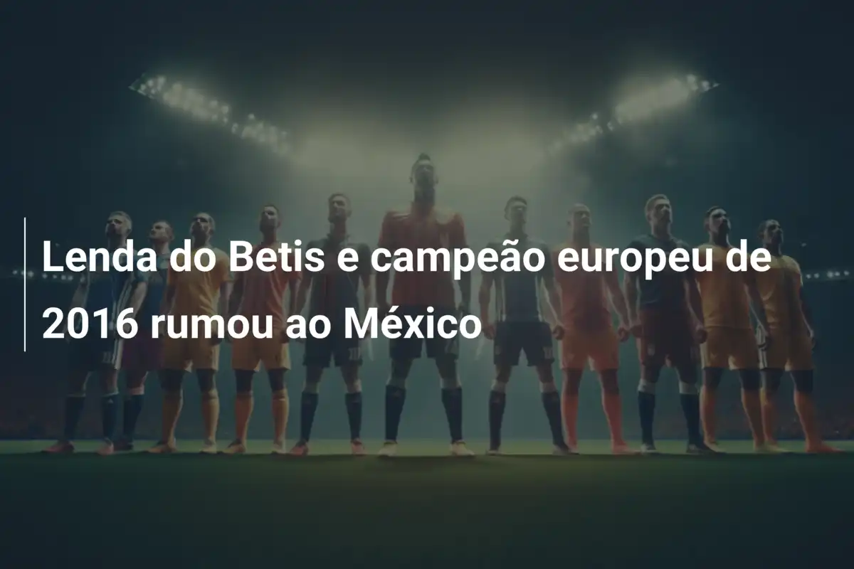 Lenda do Betis e campeão europeu de 2016 rumou ao México