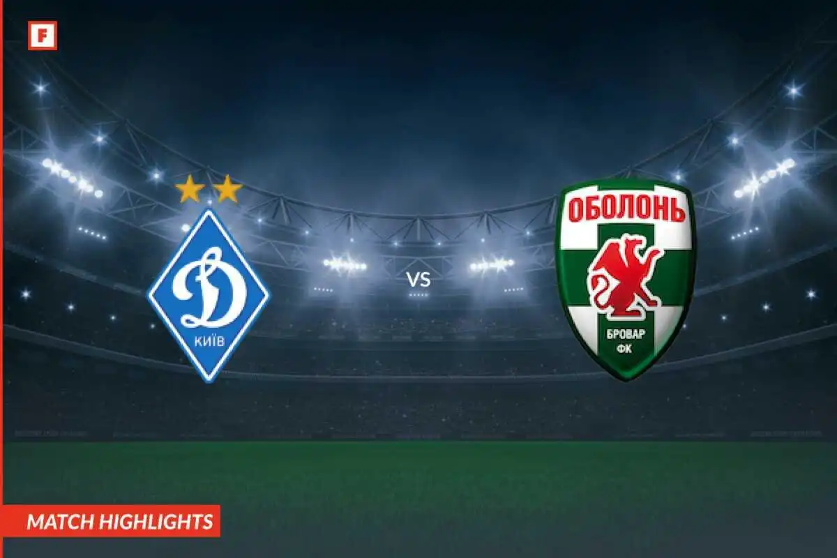 Dynamo Kyiv - Obolon Kyiv gol e momenti salienti