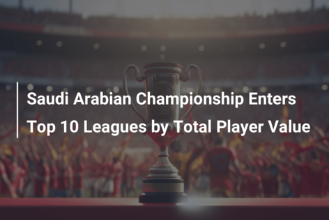 Saudi Arabian Championship Included In Top-10 Most Expensive Leagues By  Transfermarkt