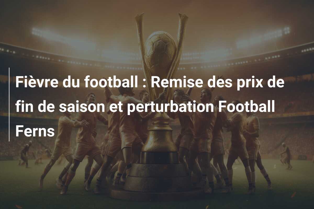 Fièvre du football : Remise des prix de fin de saison et perturbation Football Ferns