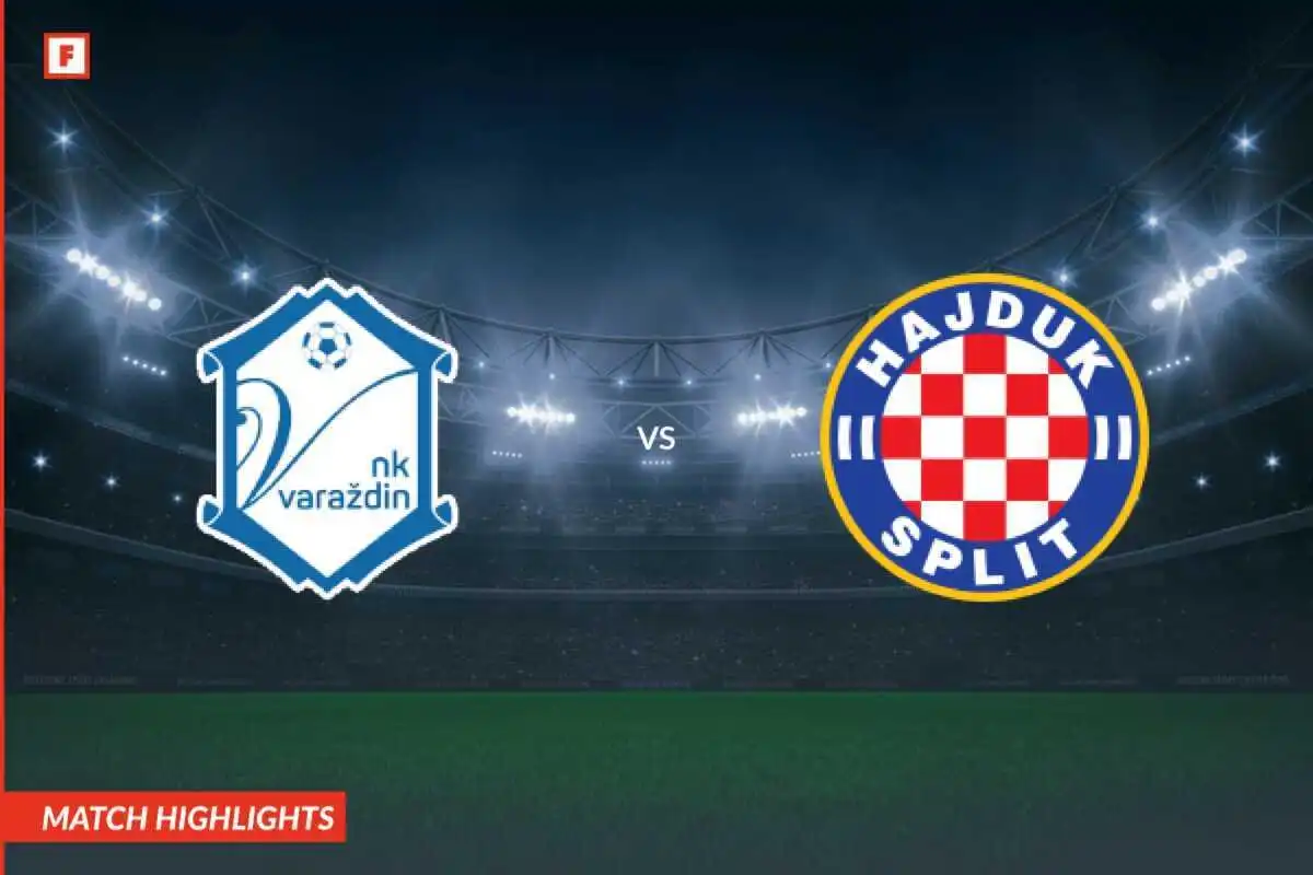 NK Varaždin - Hajduk Split gol e momenti salienti