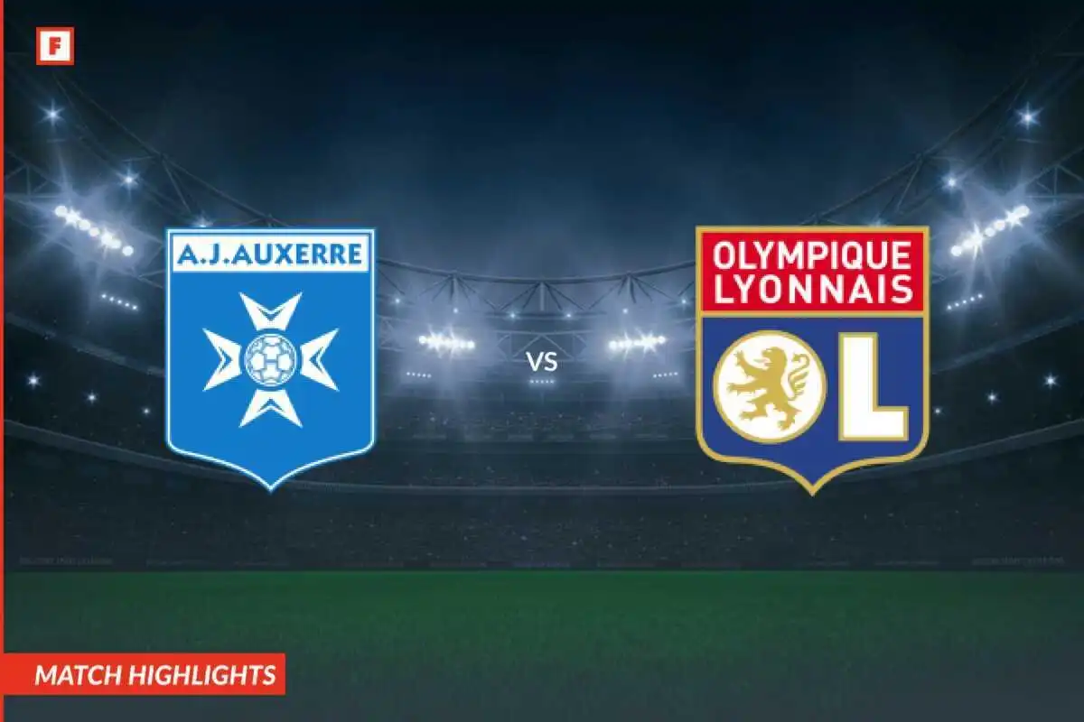 Auxerre - Lyon mål og høydepunkter