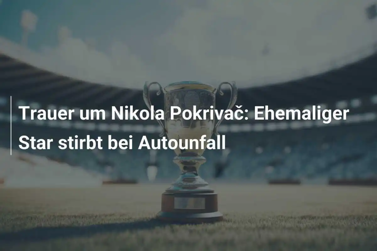 Trauer um Nikola Pokrivač: Ehemaliger Star stirbt bei Autounfall