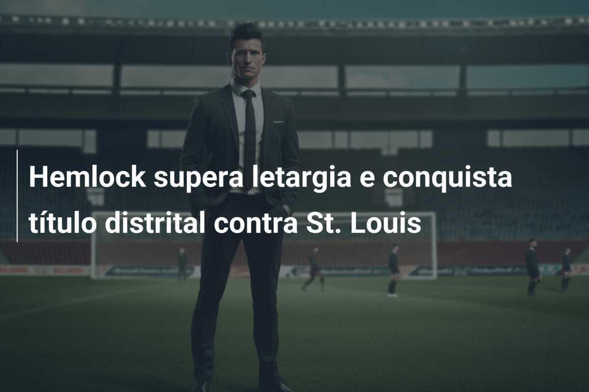Hemlock supera letargia e conquista título distrital contra St. Louis