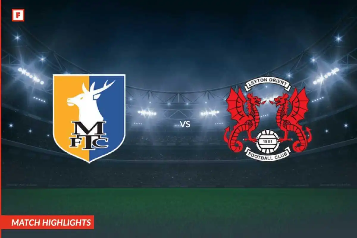 Mansfield Town - Leyton Orient doelpunten en hoogtepunten