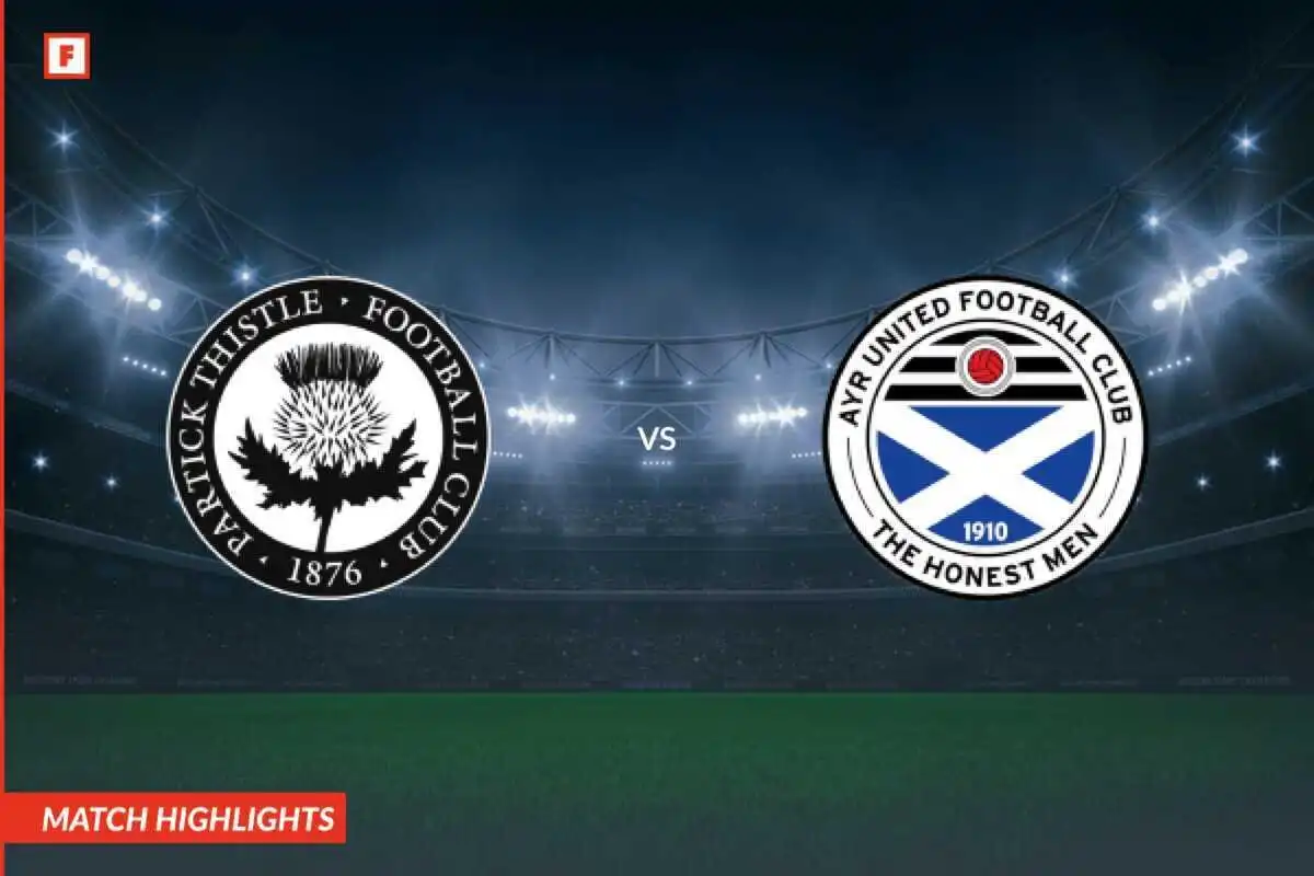Partick Thistle - Ayr United gol e momenti salienti