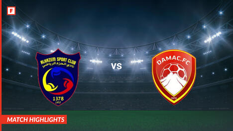 Al Hazem - Dhamk FC gol dan sorotan