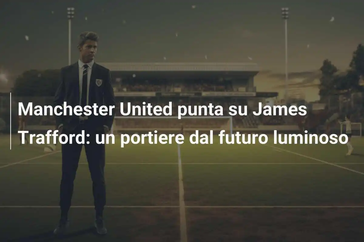 Manchester United punta su James Trafford: un portiere dal futuro luminoso