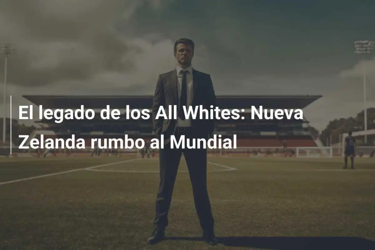 El legado de los All Whites: Nueva Zelanda rumbo al Mundial
