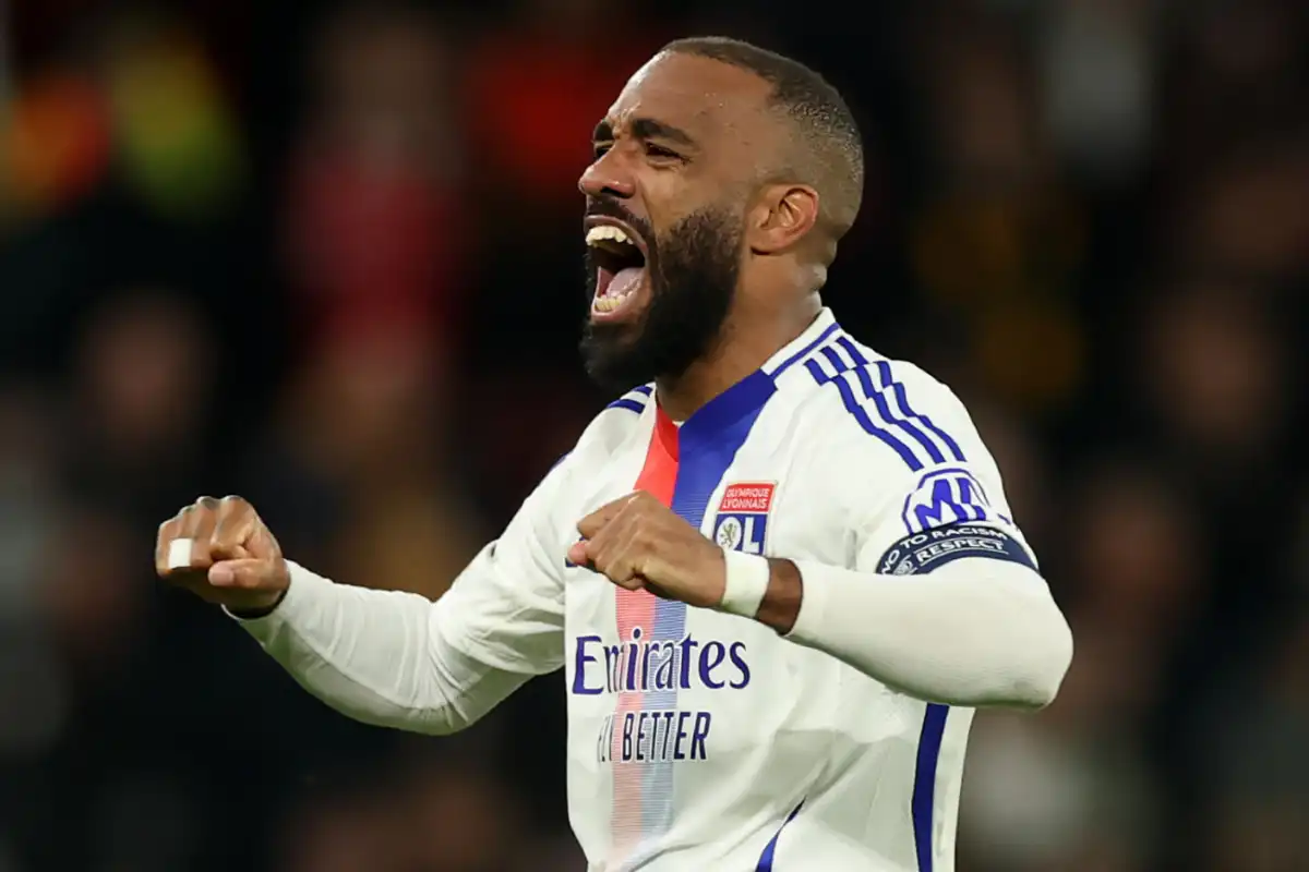 Photo Dédicacée Alexandre Lacazette – Format 25,4x20,3 Cm, Montée Sur Support, Autographe Imprimé - 9
