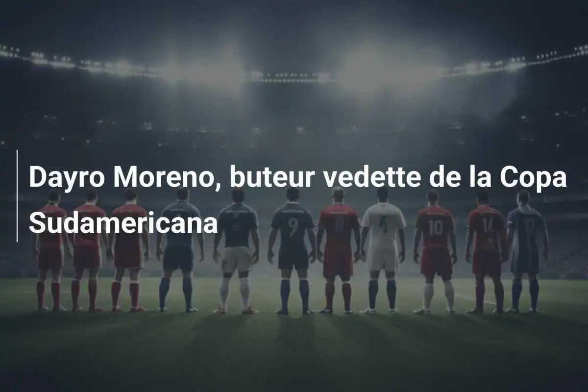 Dayro Moreno, buteur vedette de la Copa Sudamericana