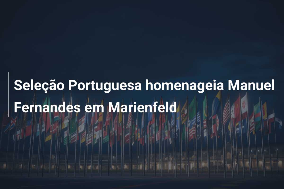 Seleção Portuguesa homenageia Manuel Fernandes em Marienfeld