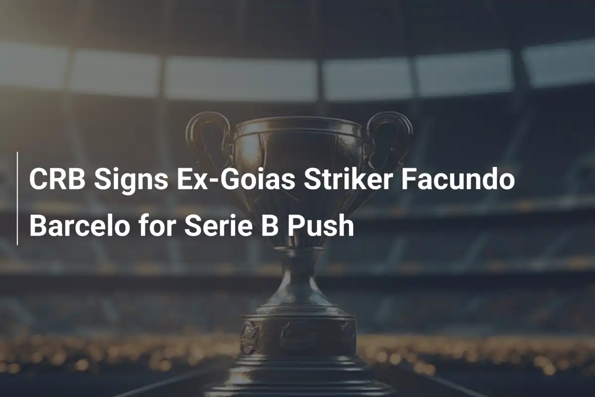 CRB ściąga Facundo Barcelo z Goias, by podbić Serie B!