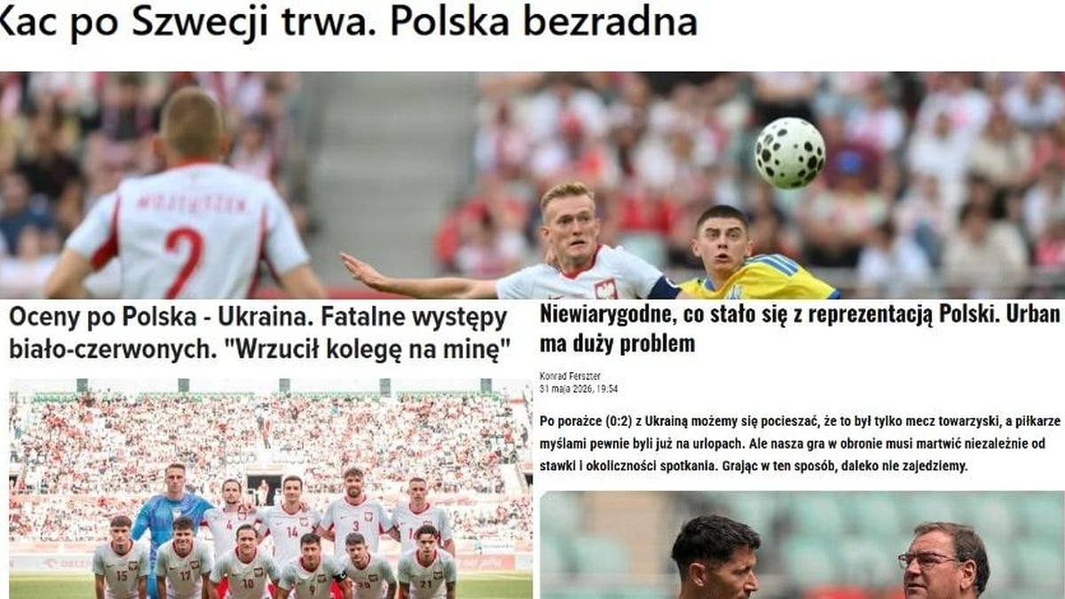 "Катастрофа!", - польські ЗМІ здивовані безвольною поразкою від України