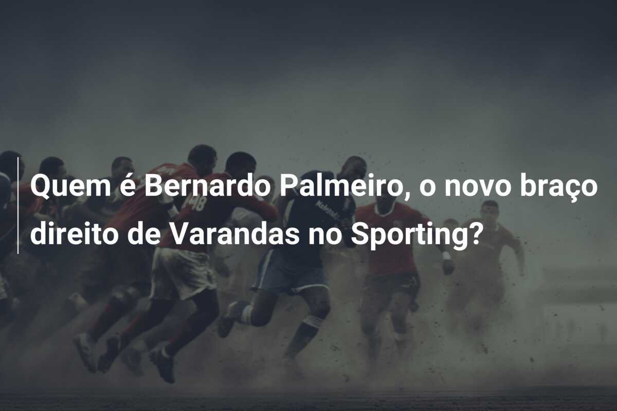 Quem é Bernardo Palmeiro, o novo braço direito de Varandas no Sporting?