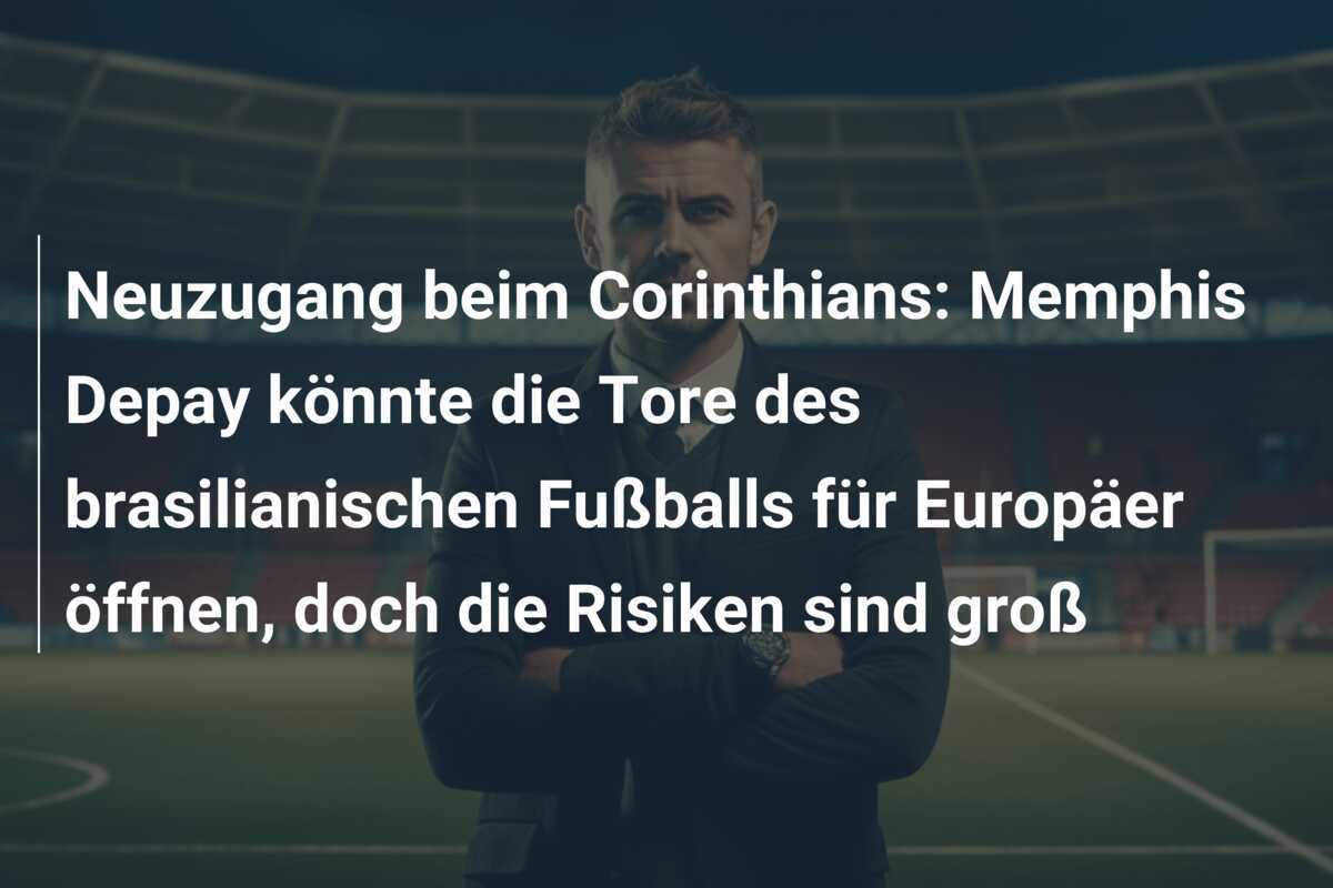Neuzugang beim Corinthians: Memphis Depay könnte die Tore des brasilianischen Fußballs für Europäer öffnen, doch die Risiken sind groß