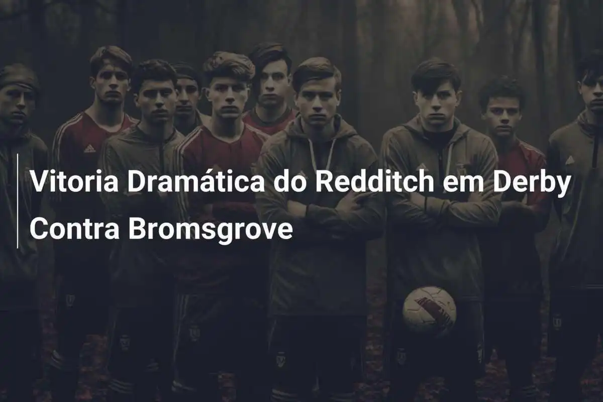 Vitoria Dramática do Redditch em Derby Contra Bromsgrove