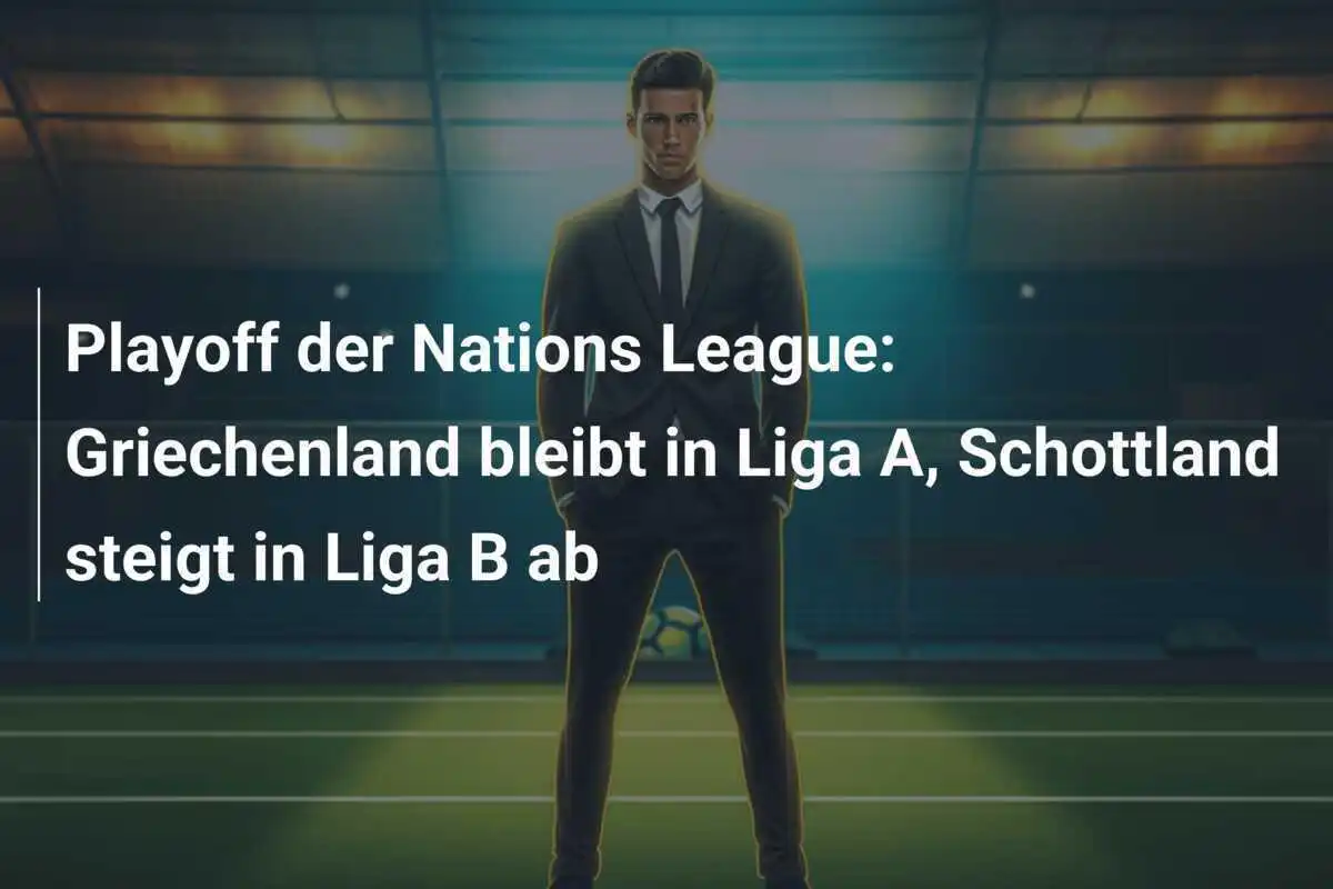 Playoff der Nations League: Griechenland bleibt in Liga A, Schottland steigt in Liga B ab