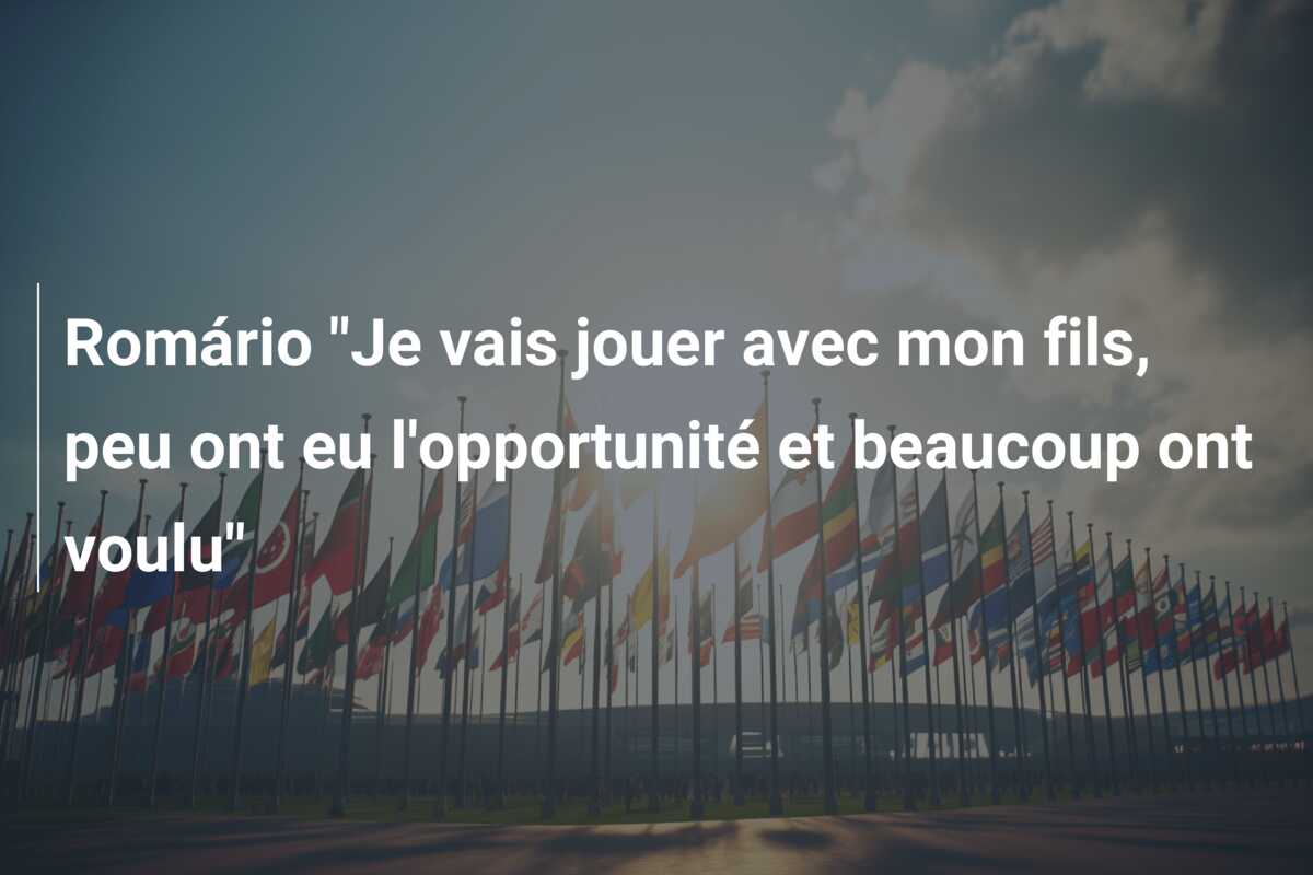 Romário “Je vais jouer avec mon fils, peu ont eu l’opportunité et beaucoup ont voulu”
