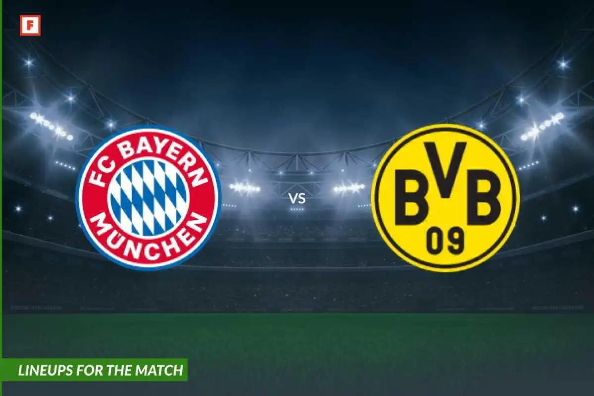 Bayern München mot Borussia Dortmund: lagoppstillinger til kampen