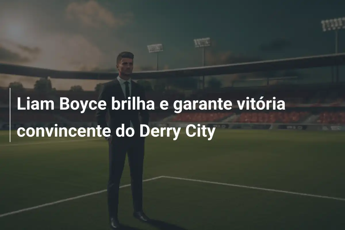 Liam Boyce brilha e garante vitória convincente do Derry City