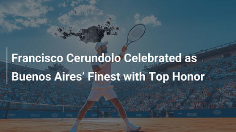 Francisco Cerundolo als Buenos Aires' Top-Sportler geehrt