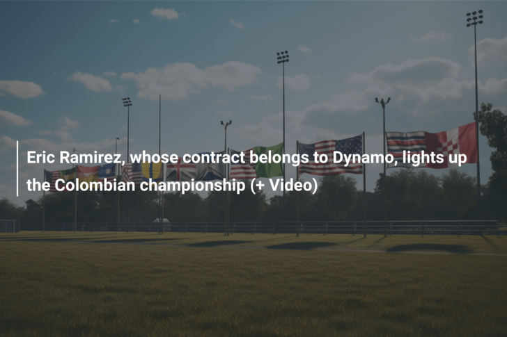 Eric Ramirez, whose contract belongs to Dynamo, lights up the Colombian championship (+ Video)