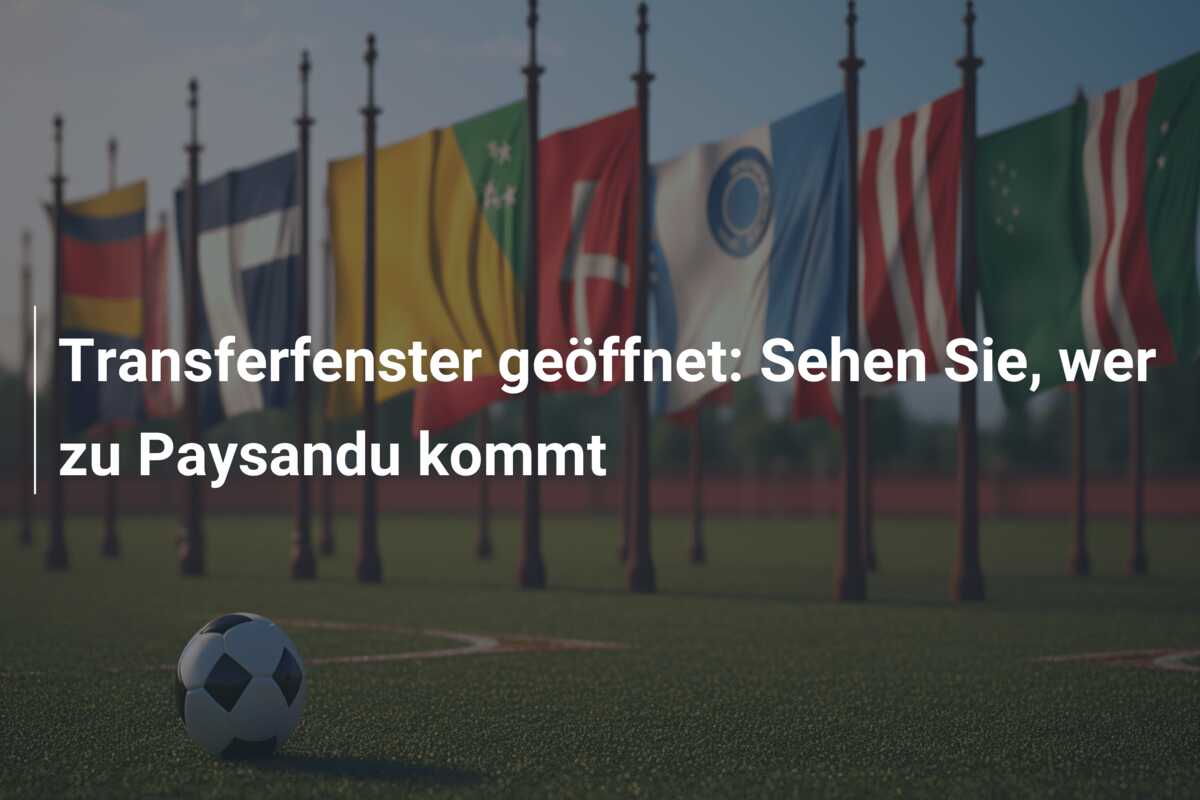 Transferfenster geöffnet: Sehen Sie, wer zu Paysandu kommt